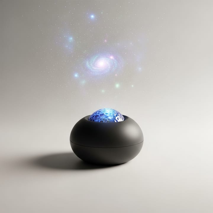 Projecteur galaxie diffusant une nébuleuse d'étoiles